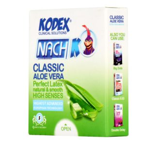 خرید کاندوم نازک کدکس Classic Aloevera بسته 3 تایی