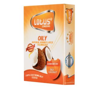 خرید کاندوم لوتوس oily بسته 3 عددی