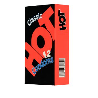 خرید کاندوم هات classic بسته 12 عددی