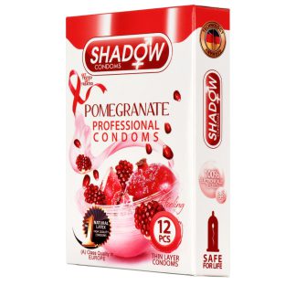 قیمت خرید ‫کاندوم شادو POMEGRANATE تنگ کننده 12تایی