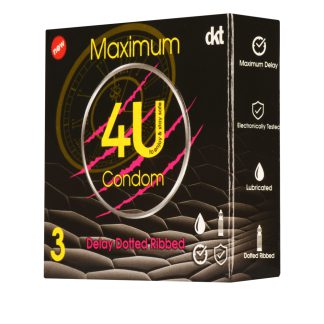 خرید کاندوم فور یو خاردار Maximum بسته 3تایی