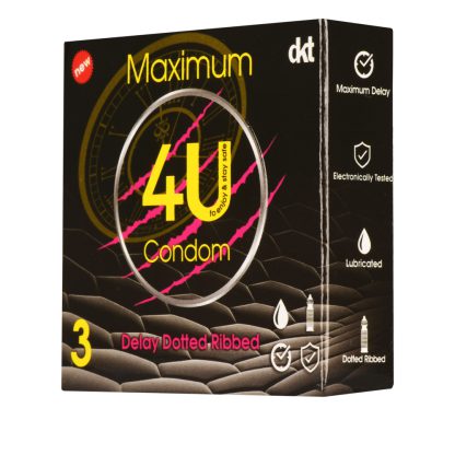 خرید کاندوم فور یو خاردار Maximum بسته 3تایی
