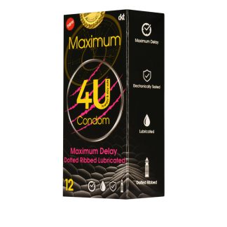 خرید کاندوم فور یو خاردار Maximum بسته 12تایی
