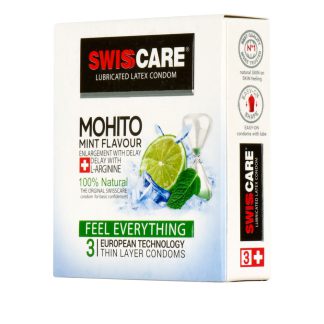 خرید کاندوم سوئیس کر Mohito بسته 3تایی