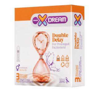 قیمت خرید کاندوم ایکس دریم مدل Double Delay تاخیری 3 عددی
