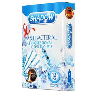 خرید ‫کاندوم شادو Antibacterial بسته 12تایی