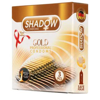 خرید ‫کاندوم شادو Gold بسته 3تایی