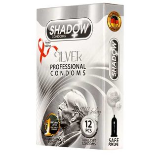 خرید کاندوم شادو Silver بسته 12تایی