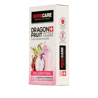 خرید کاندوم سوئیس کر Dragon Fruit بسته 12تایی